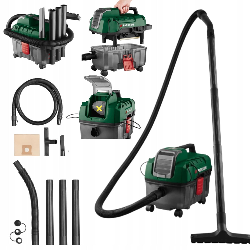 CORDLESS VACUUM CLEANER PARKSIDE PAWD A1 20V BLOWER + NOZZLES