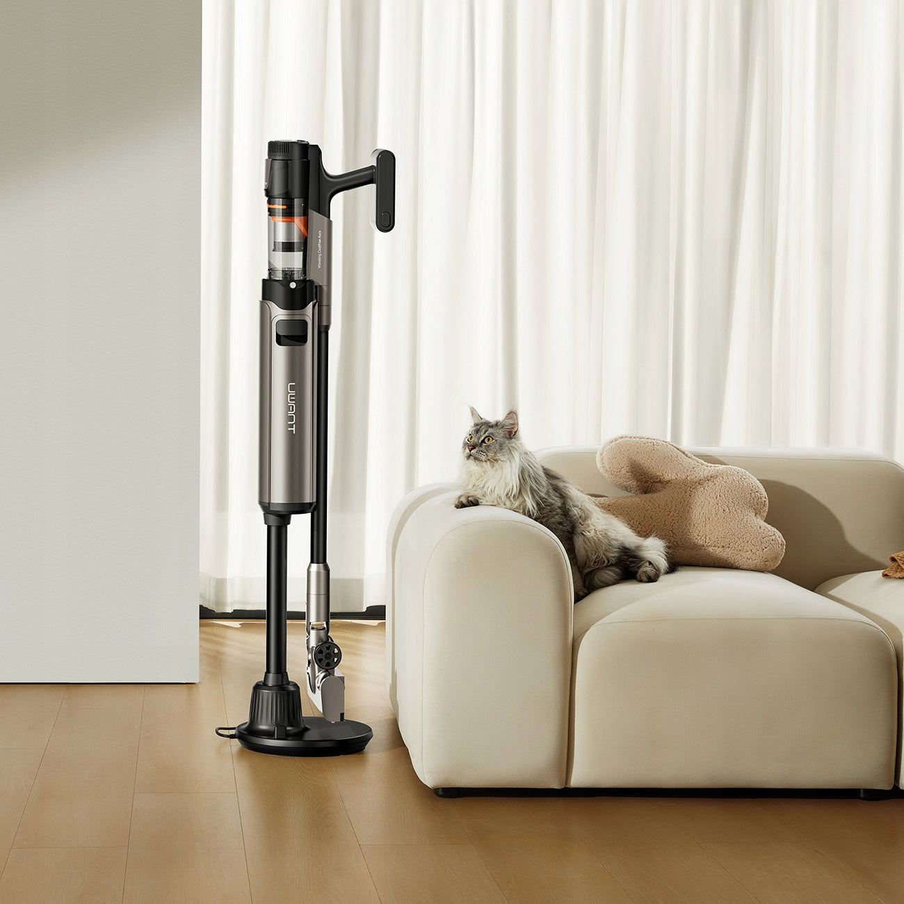 CORDLESS VACUUM CLEANER VERTICAL CLEANING STATION 60 MIN 31 kPA UWANT V600 Packaging status original