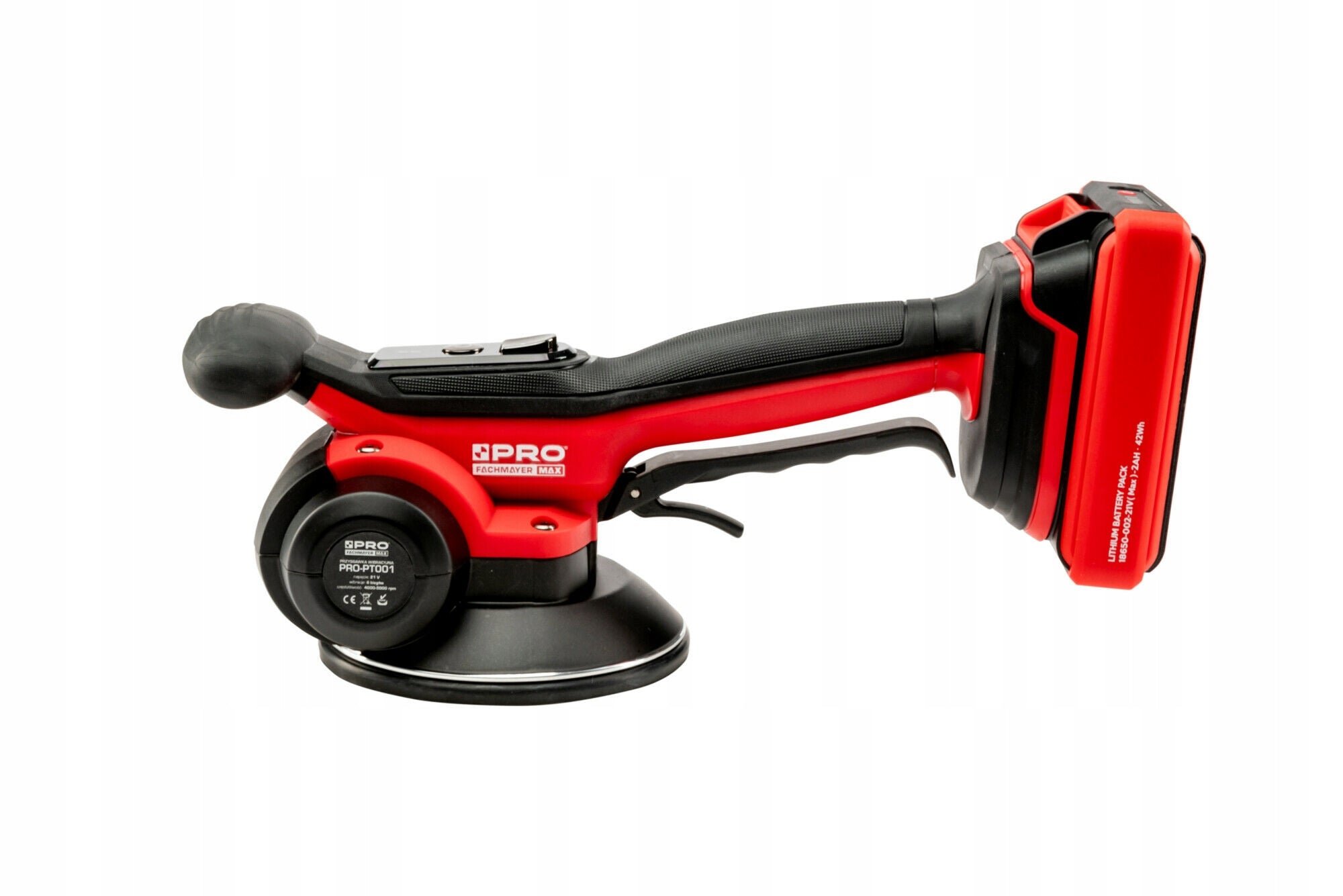 CORDLESS VIBRATING SUCTION CUP FOR STANDARD TILES Manufacturer code PRO-PT001