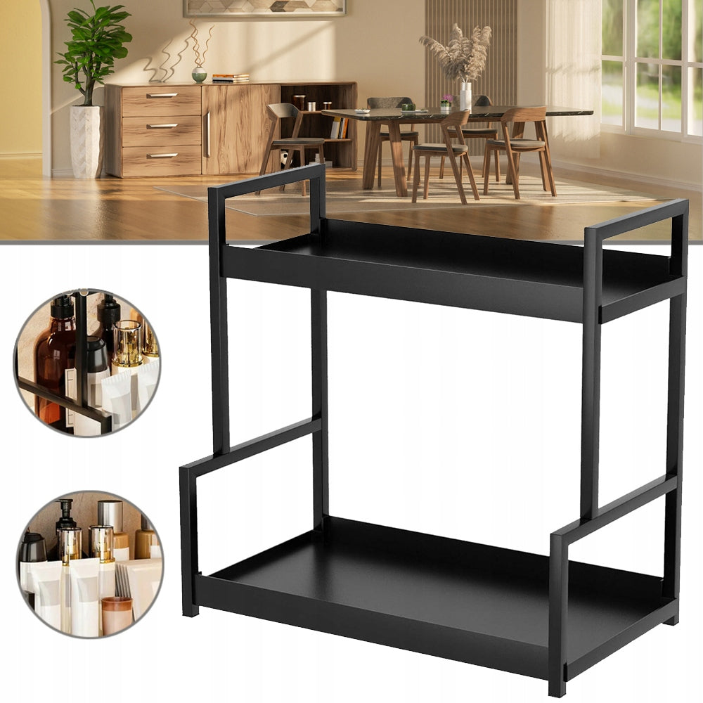 CORNER BATHROOM COUNTERTOP ORGANIZER, CARE COSMETICS SHELVES