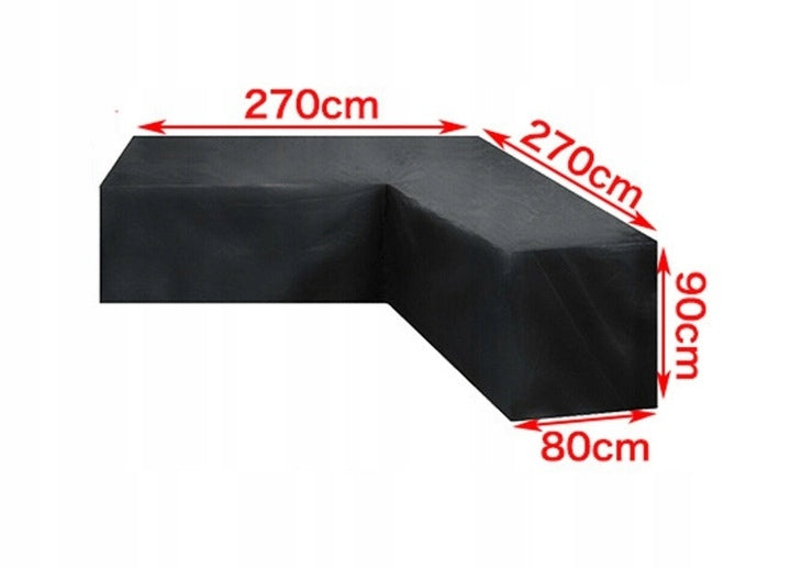CORNER COVER GARDEN FURNITURE 270*270*90cm black Manufacturer code 9889wq