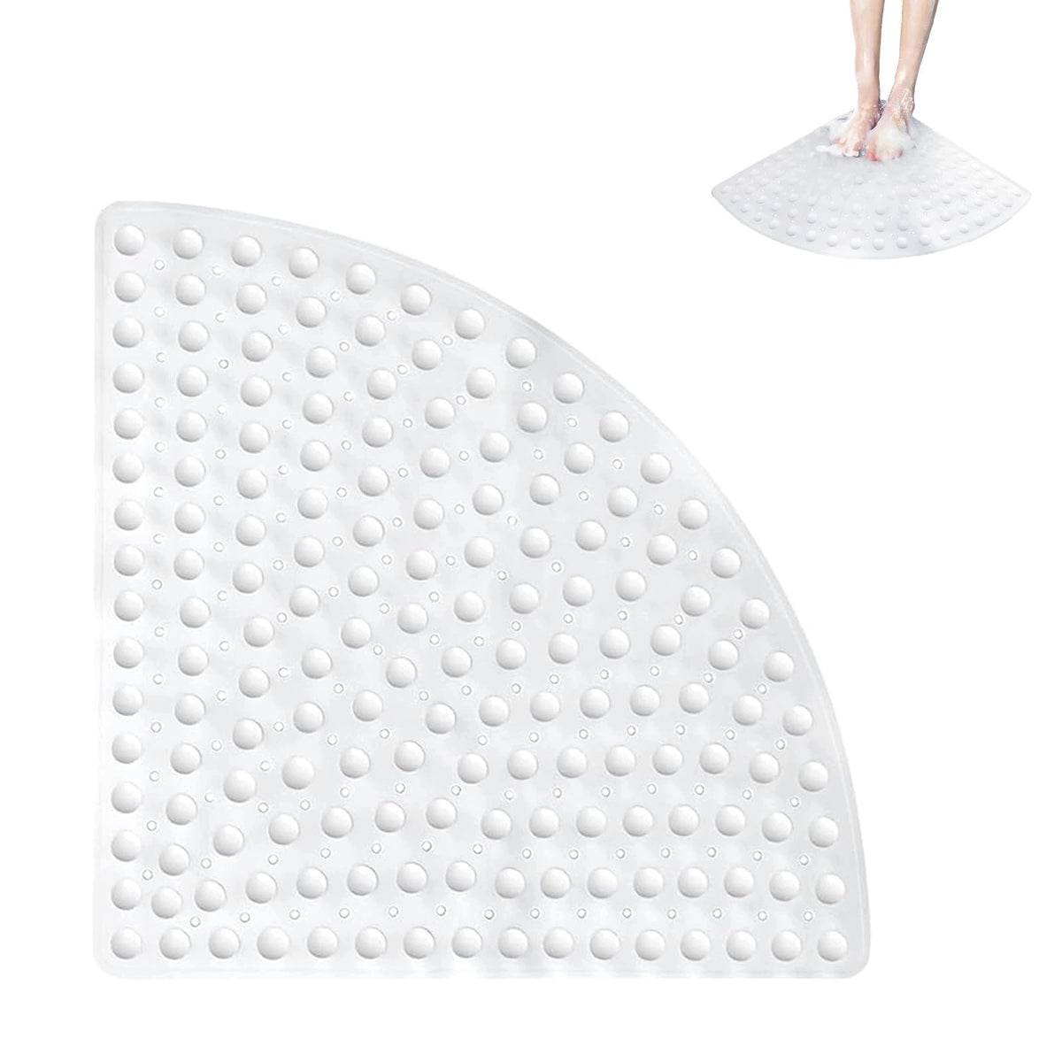 CORNER SHOWER MAT TRIANGULAR 70 X 70 CM NON-SLIP TO