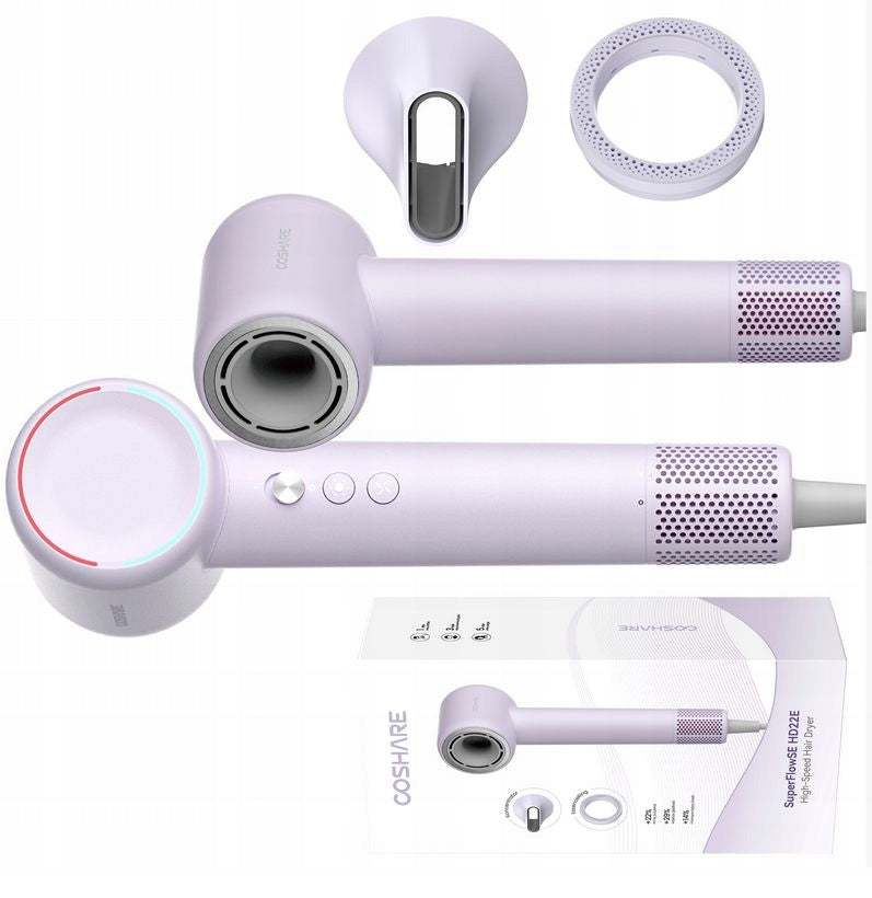 COSHARE HD22E Super Flow Hair Dryer Purple