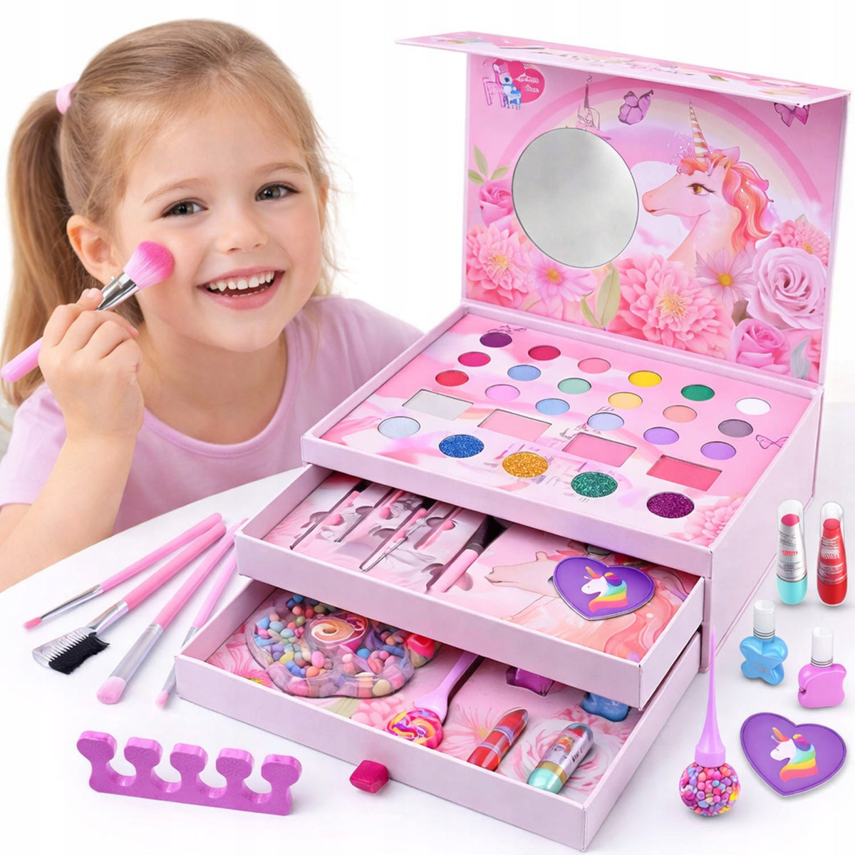 COSMETIC CASE MAKEUP SET FOR PAINTING MAKEUP AND NAILS MEGA XXL