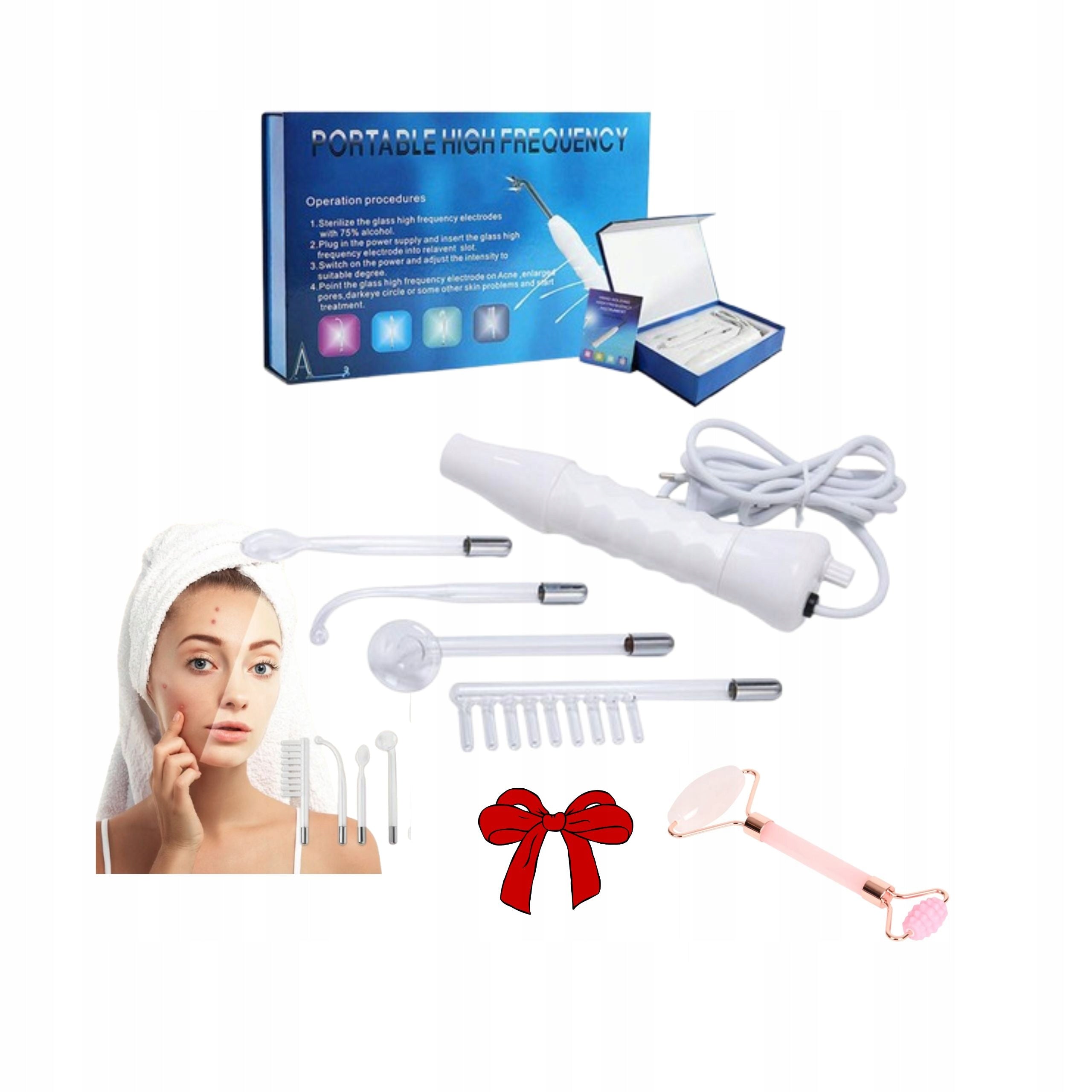 COSMETIC DEVICE DARSONVAL DERMA WAND + FREEBIE! *LIFTING CLEANSING