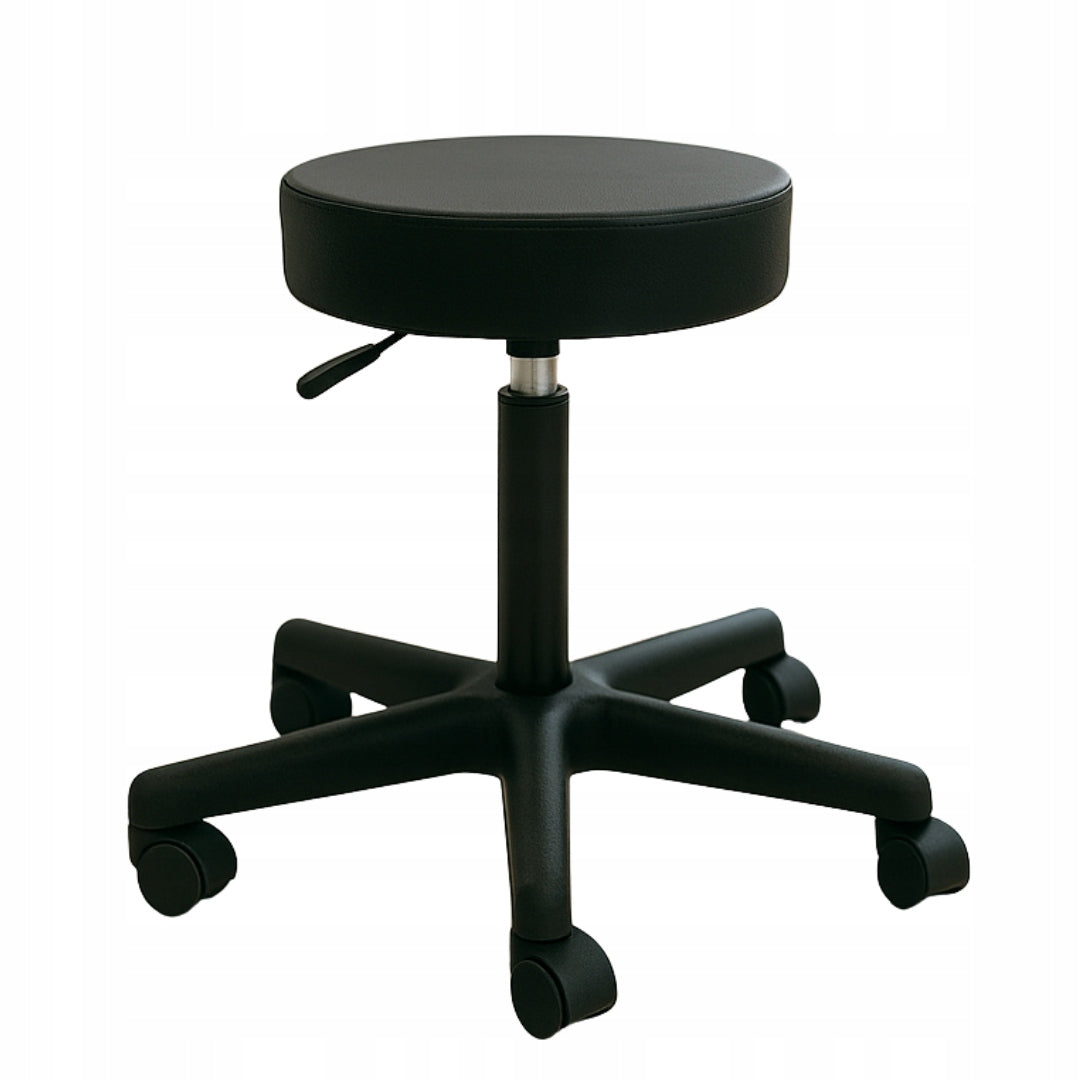 COSMETIC HAIRDRESSING STOOL WITHOUT BACKREST, BLACK Manufacturer code CN00069