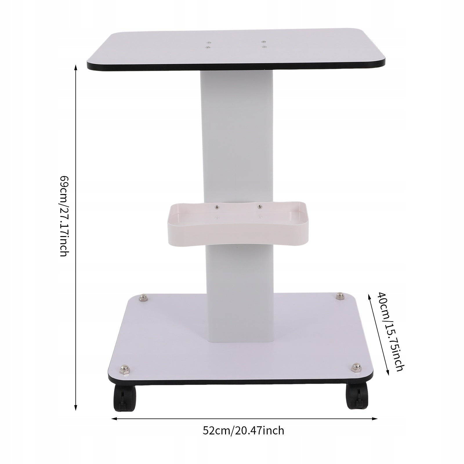 COSMETIC HELPER MOBILE TABLE 52*40*69cm Brand no brand