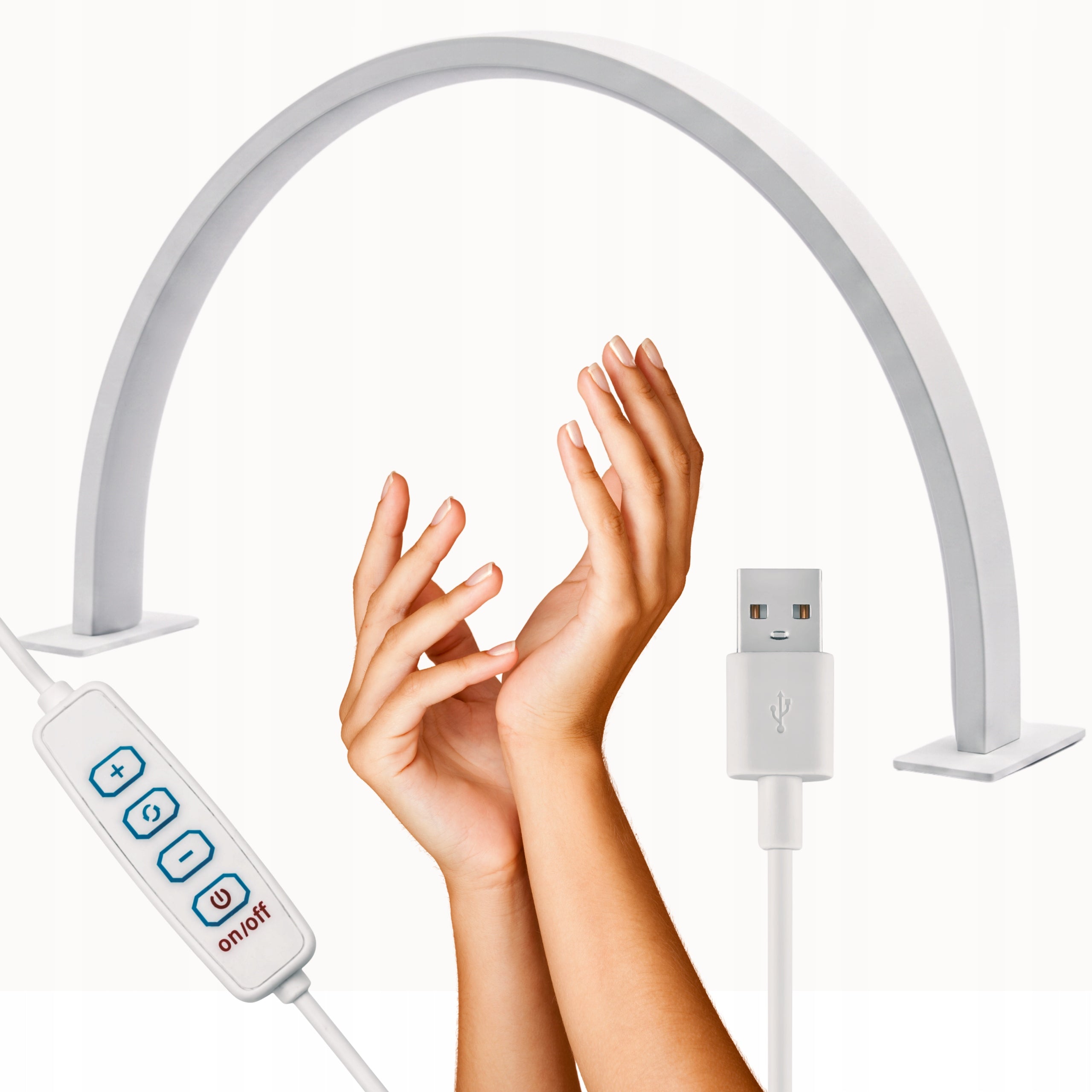 COSMETIC LAMP ARCH 40CM LED SHADOWLESS 20W STANDING NAILS