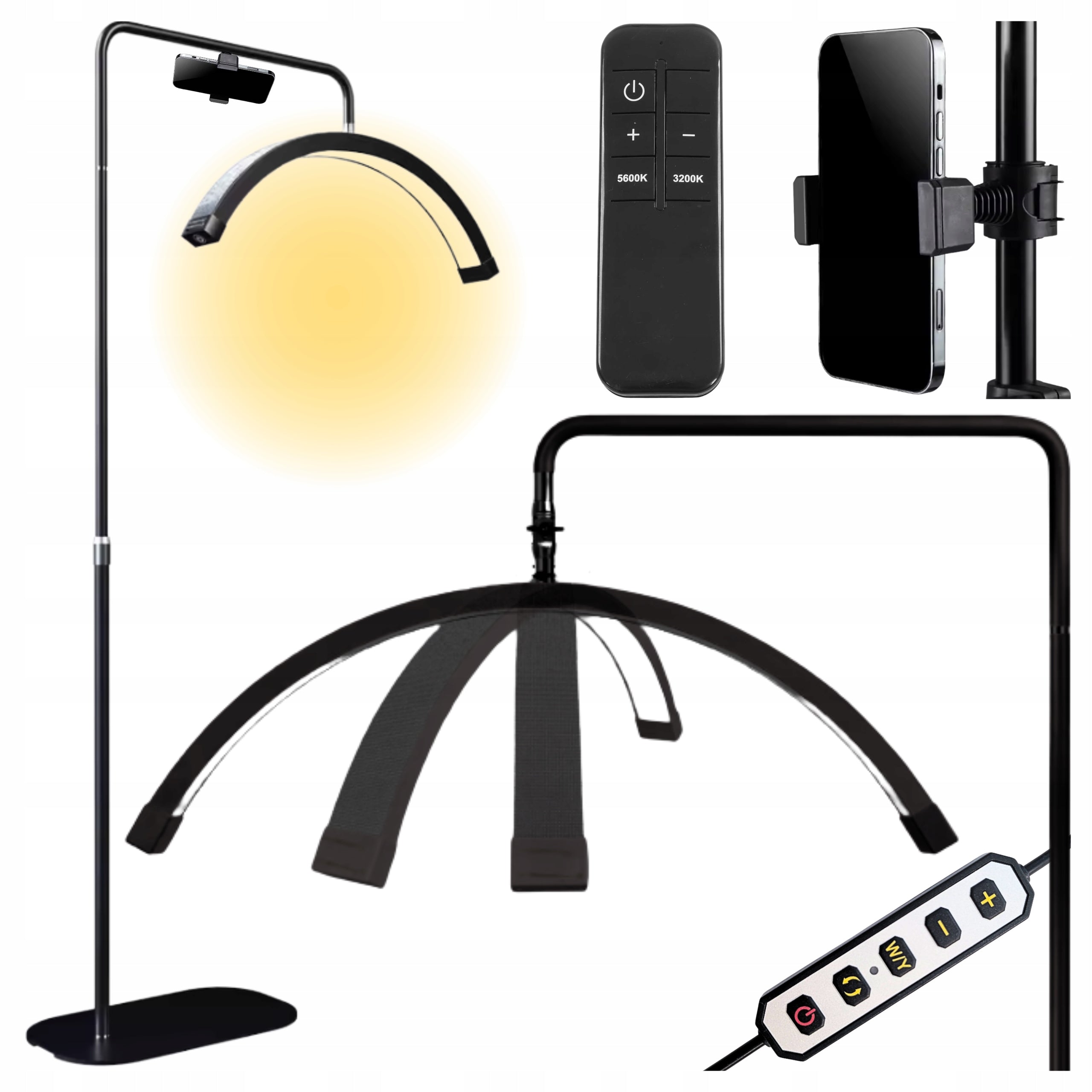 COSMETIC LAMP FOR EYELASH EXTENSIONS LED PILOT HEIGHT ADJUSTMENT Manufacturer code PRE-K600-15-LA-007-5000