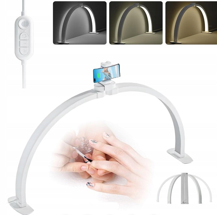 COSMETIC LAMP LED CRESCENT 38W 73,8*4,4*38CM 3000-6000K F-700A WHITE