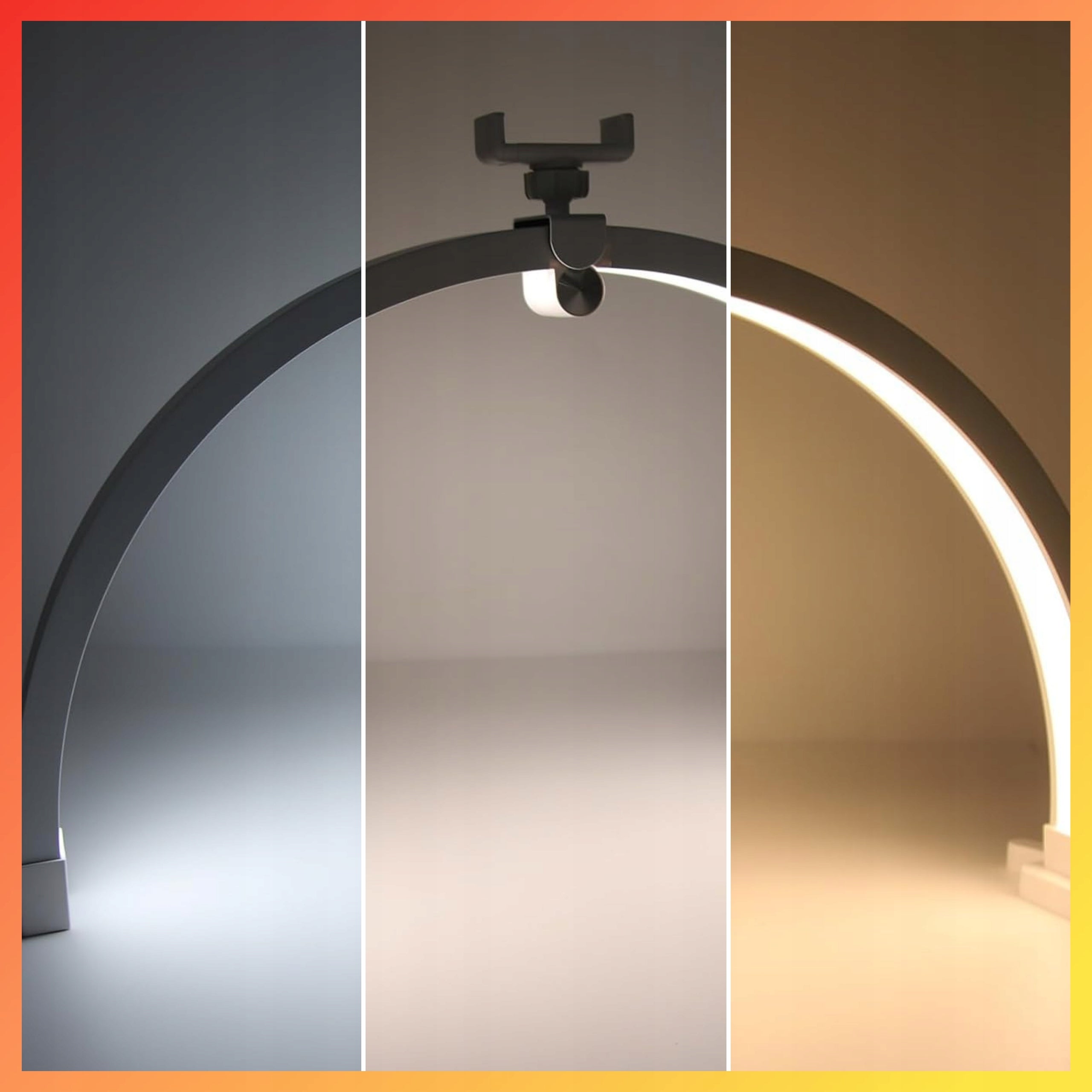 COSMETIC LAMP SHADOWLESS LED ARCHED FOLDING ARM ADJUSTABLE BRIGHTNESS Manufacturer code LAMPA DO MANICURE PEDICURE BIURKOWA ZD165