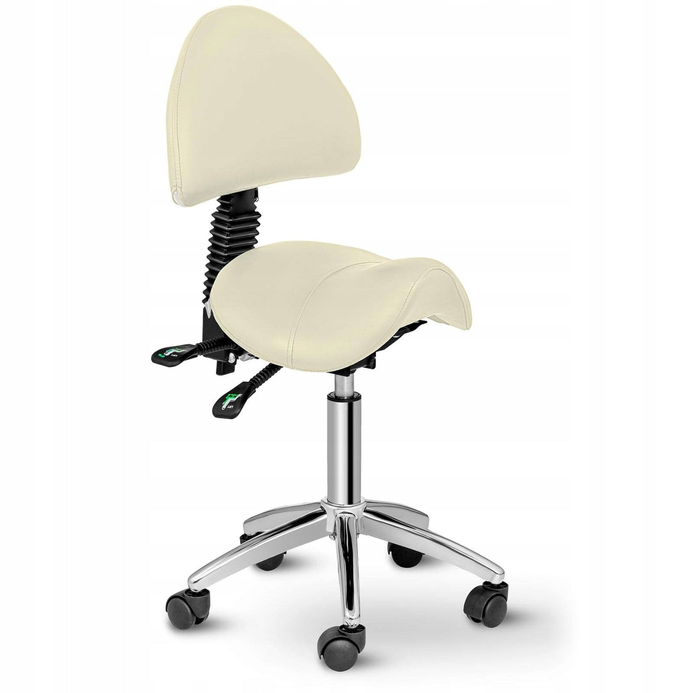 COSMETIC SADDLE CHAIR STOOL HEIGHT 55-69 cm