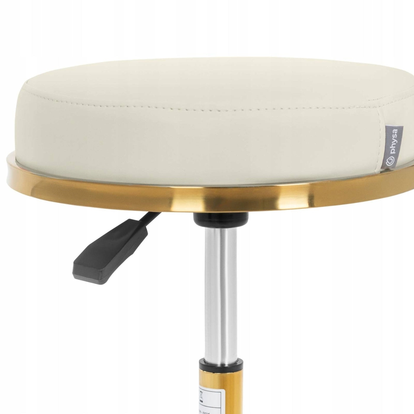 COSMETIC STOOL - 51 - 64 CM - 150 KG - BEIGE / GOLD Brand Physa