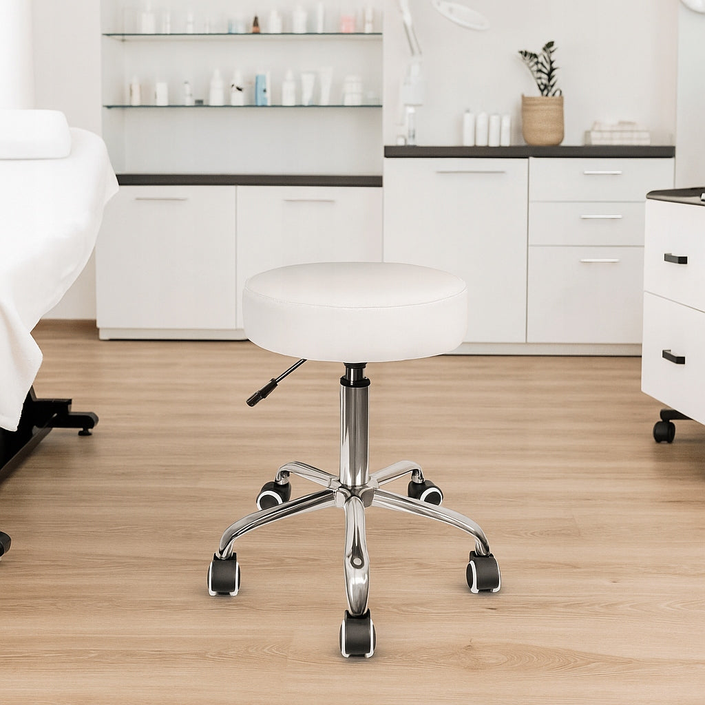 COSMETIC STOOL HAIRDRESSER STOOL ON WHEELS EAN (GTIN) 5907589351019