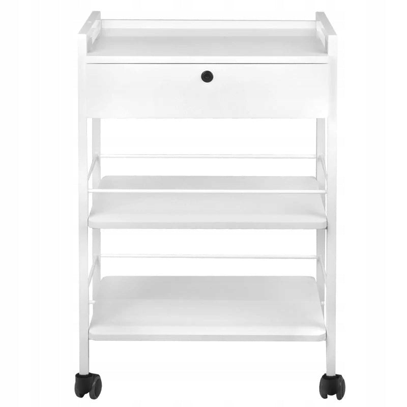 COSMETIC TABLE GIOVANNI 1019A METAL-WOODEN WHITE WITH DRAWER Brand Giovanni