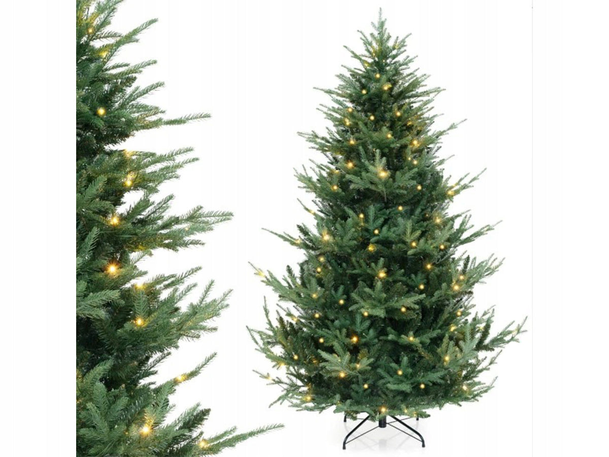 COSTWAY CHRISTMAS TREE ARTIFICIAL LED ON STAND 210CM