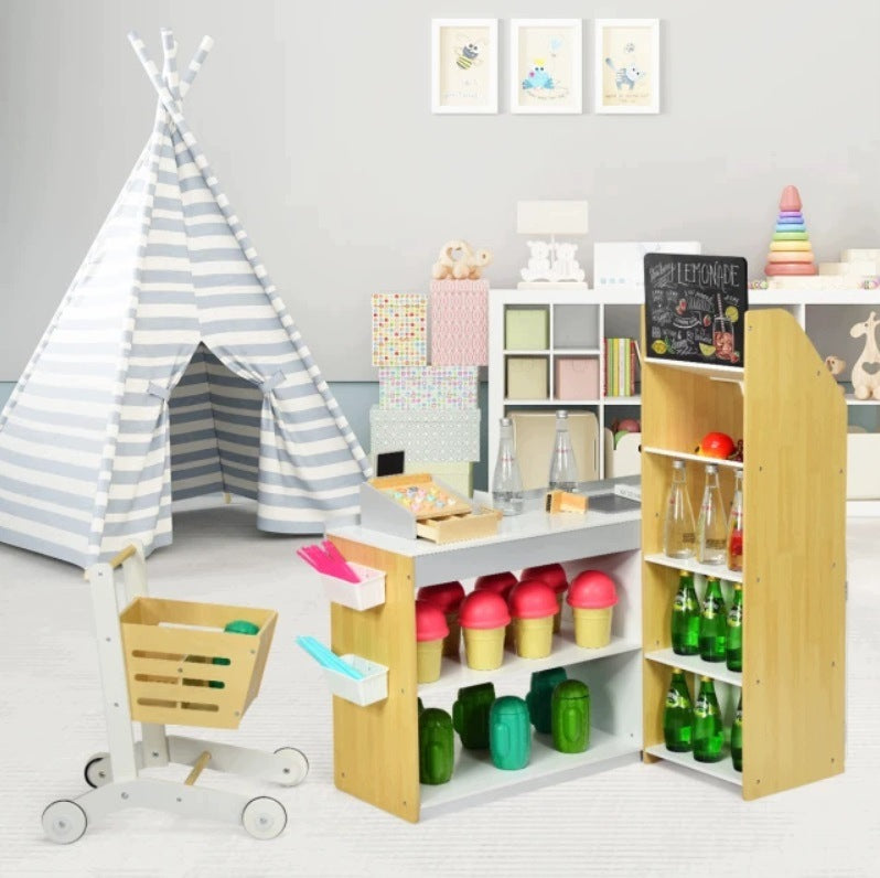 COSTWAY WOODEN SHOP FOR CHILDREN ANY CASH REGISTER Manufacturer code tp10116