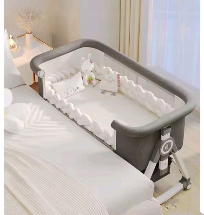 COT 5IN1 CRADLE EXTRA BED BABY MOSQUITO NET ADJUSTABLE HEIGHT Packaging status original