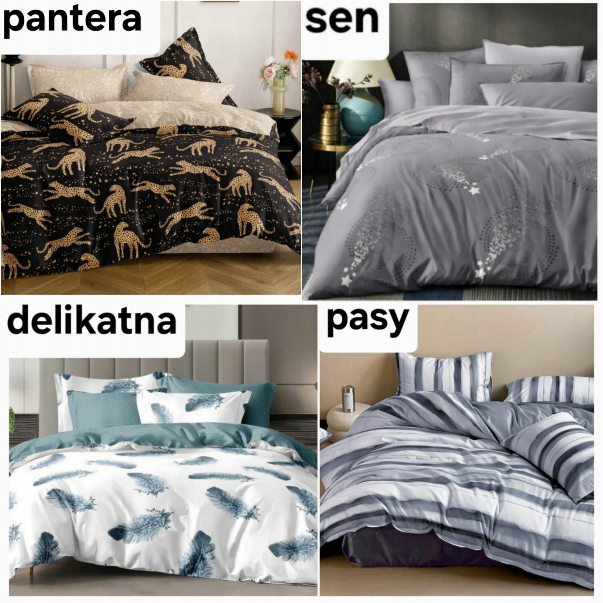 COTTON BEDDING 160x200 pillowcases + sheet Packaging status original