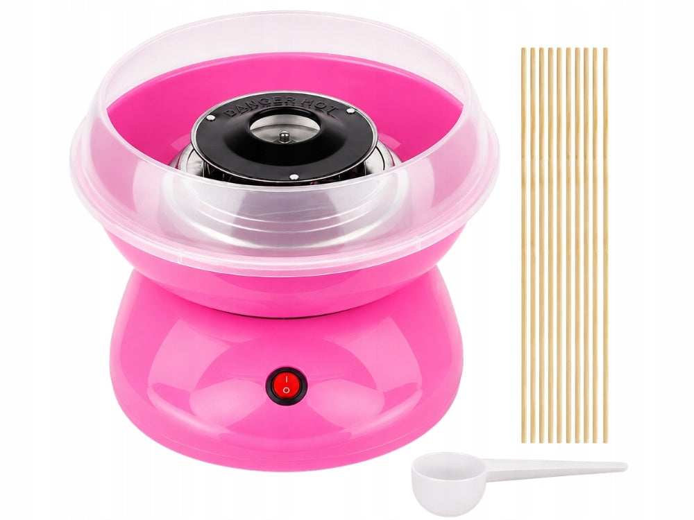 COTTON CANDY MACHINE 480W HOMEMADE COTTON CANDY MACHINE STICKS + MEASURING CUP Brand no brand