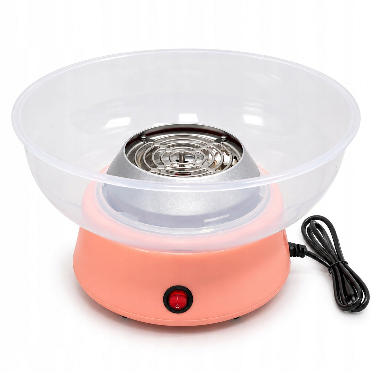 COTTON CANDY MACHINE HOMEMADE APPLIANCE 330W SET STICK SCOOP Packaging status original
