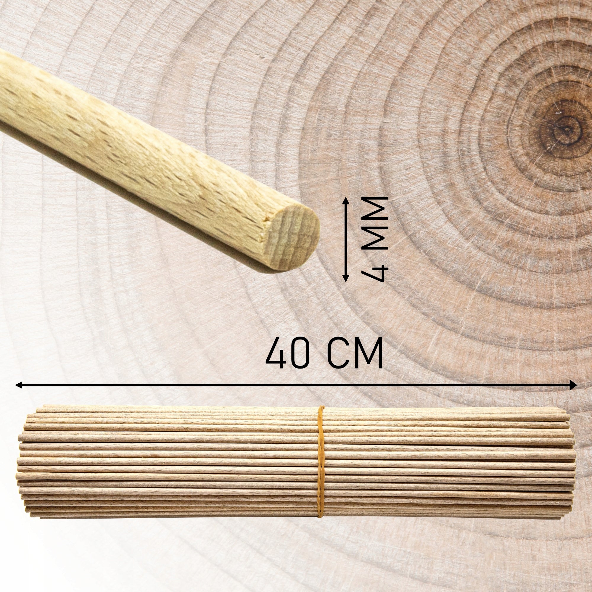 COTTON CANDY STICKS 40cm ROUGH 100pcs. Packaging status original