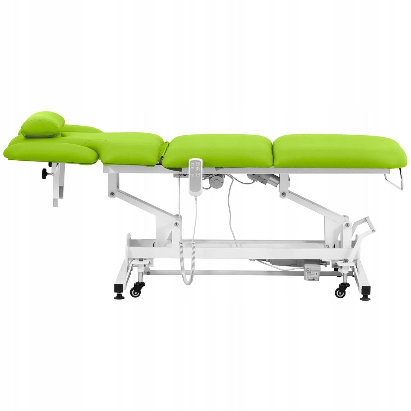 COUCH MASSAGE BED ADJUSTABLE 250 kg STABLE Color green
