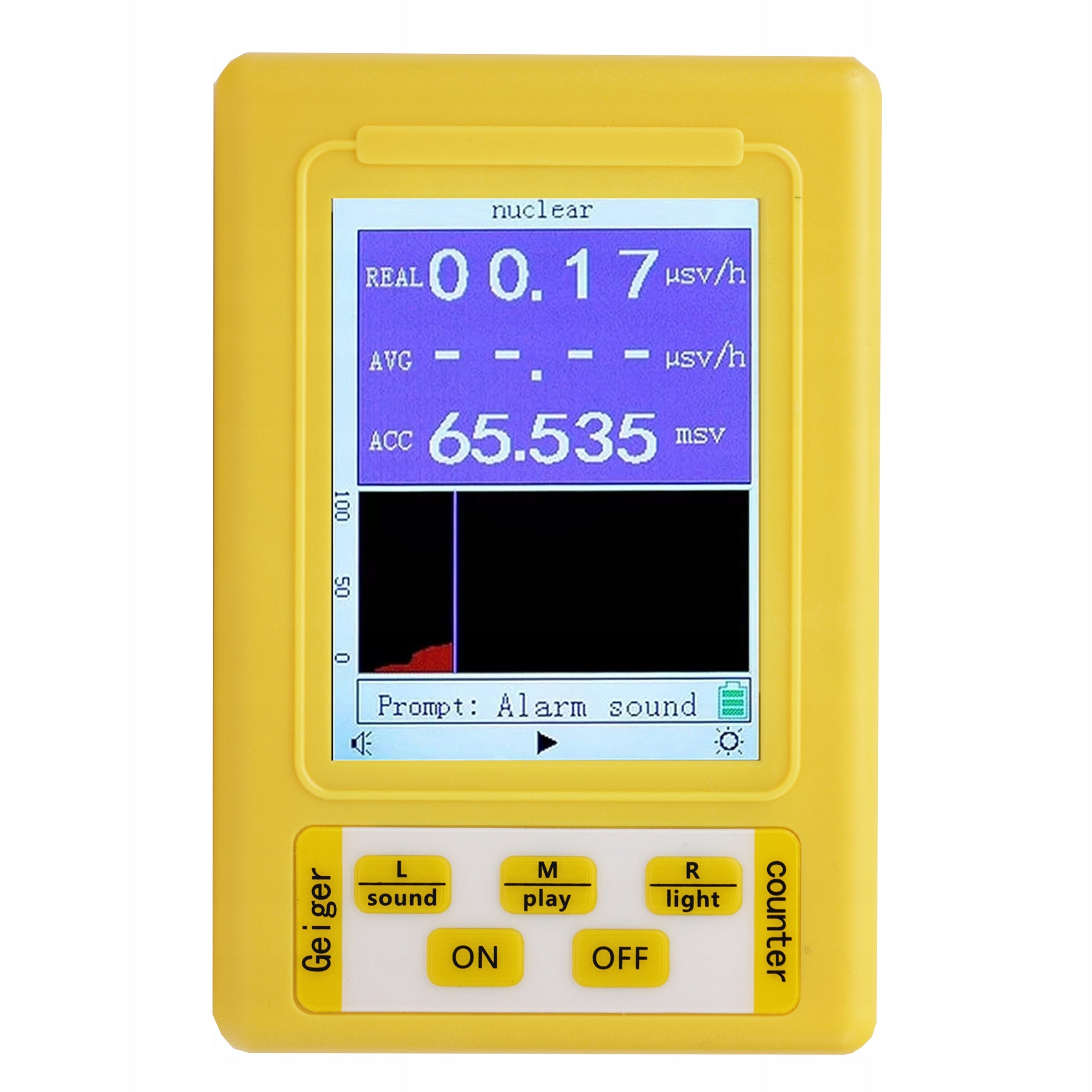 COUNTER GEIGER RADIATION DETECTOR XR3 BR-9C Model A492-6889C