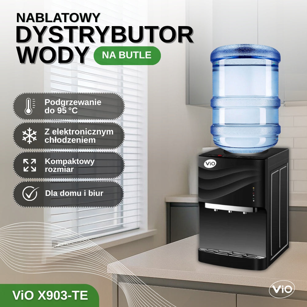 COUNTERTOP WATER DISPENSER ViO X903-TE Black - WITH ELECTRONIC COOLING Manufacturer code ViO-X903-TE-BLC