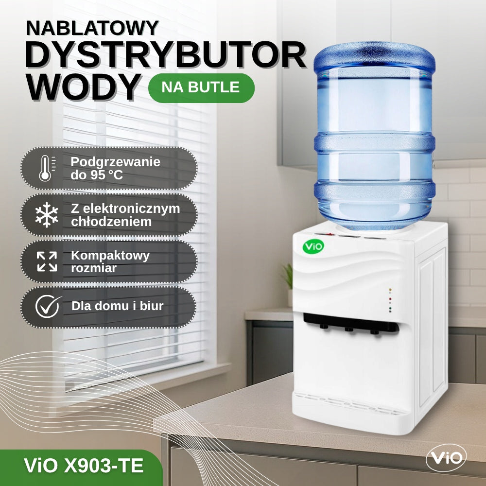 COUNTERTOP WATER DISPENSER ViO X903-TE White - WITH ELECTRONIC COOLING Manufacturer code ViO-X903-TE-WHT
