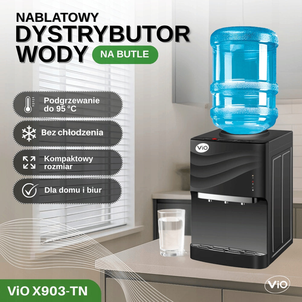 COUNTERTOP WATER DISPENSER ViO X903-TN Black - WITHOUT COOLING Manufacturer code ViO-X903-TN-BLC