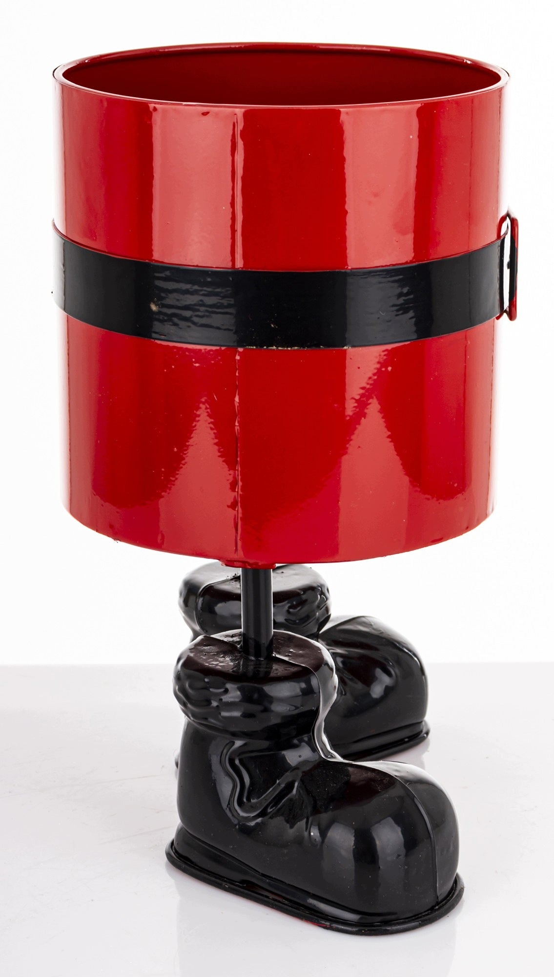 COVER POT SANTA CLAUS RED WITH SHOES AP Brand Skandi
