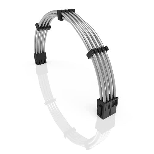 CPU POWER CABLE 8 PIN 4+4 ATX 30CM BRAIDED COMB MODDING Brand no brand
