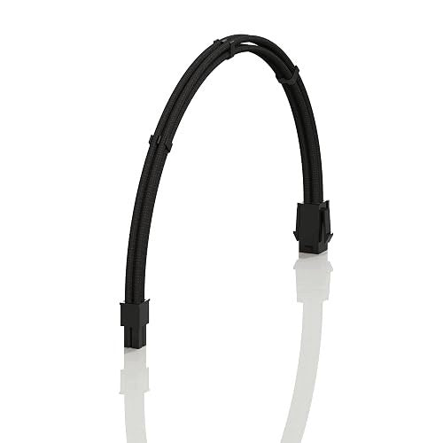 CPU POWER CABLE 8 PIN 4+4 ATX 30CM BRAIDED EXTENSION CABLE PC COMB Brand no brand