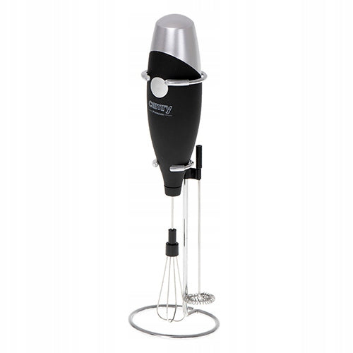 CR 4501 black Milk frother with stirrer and stand