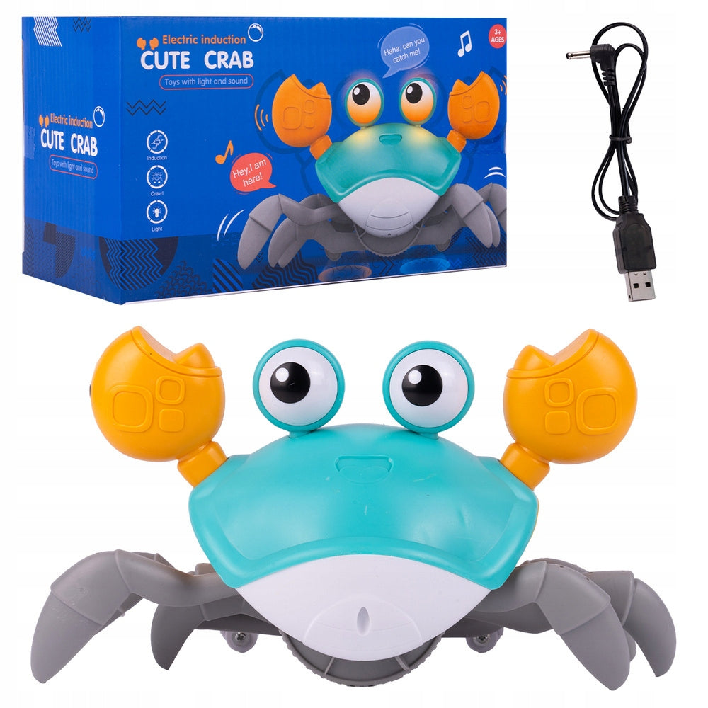 CRAB CRAWLING ESCAPING WALKING INTERACTIVE WALKING MUSIC LIGHT PLAYS Kid's age 3＋ years