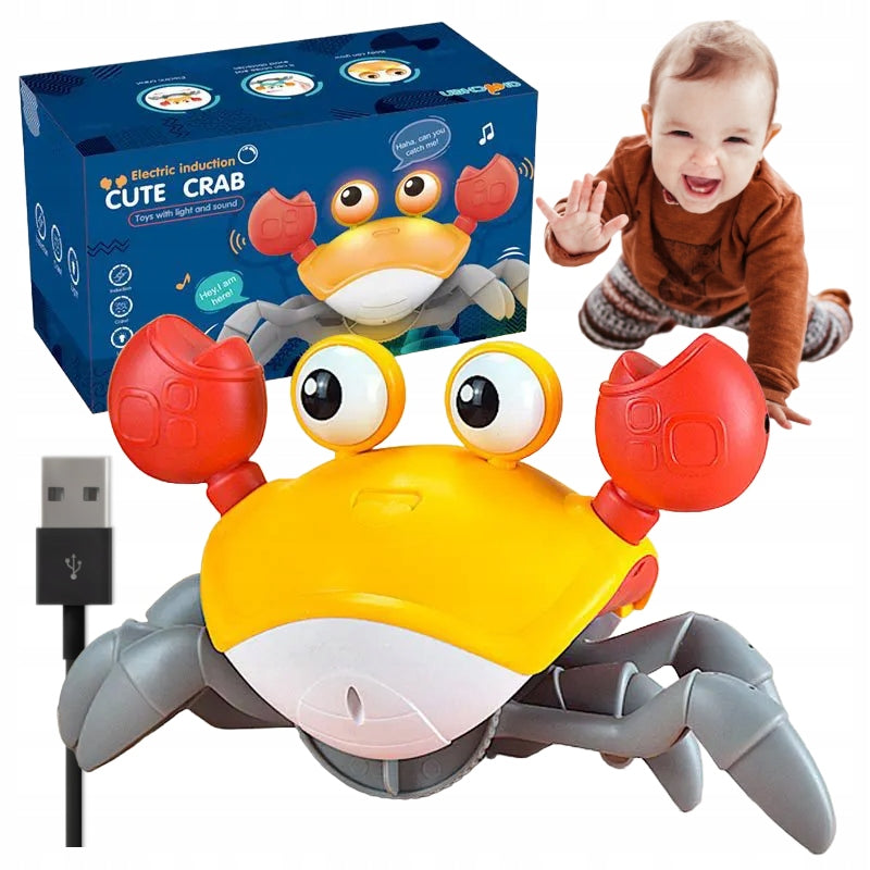 CRAB CRAWLING WALKING ROBOT INTERACTIVE PLAYING