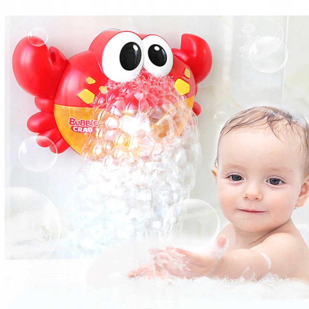 CRAB FOR MAKING FOAM IN THE BATHTUB Bubble Machine in the bath MELODIES Packaging status original