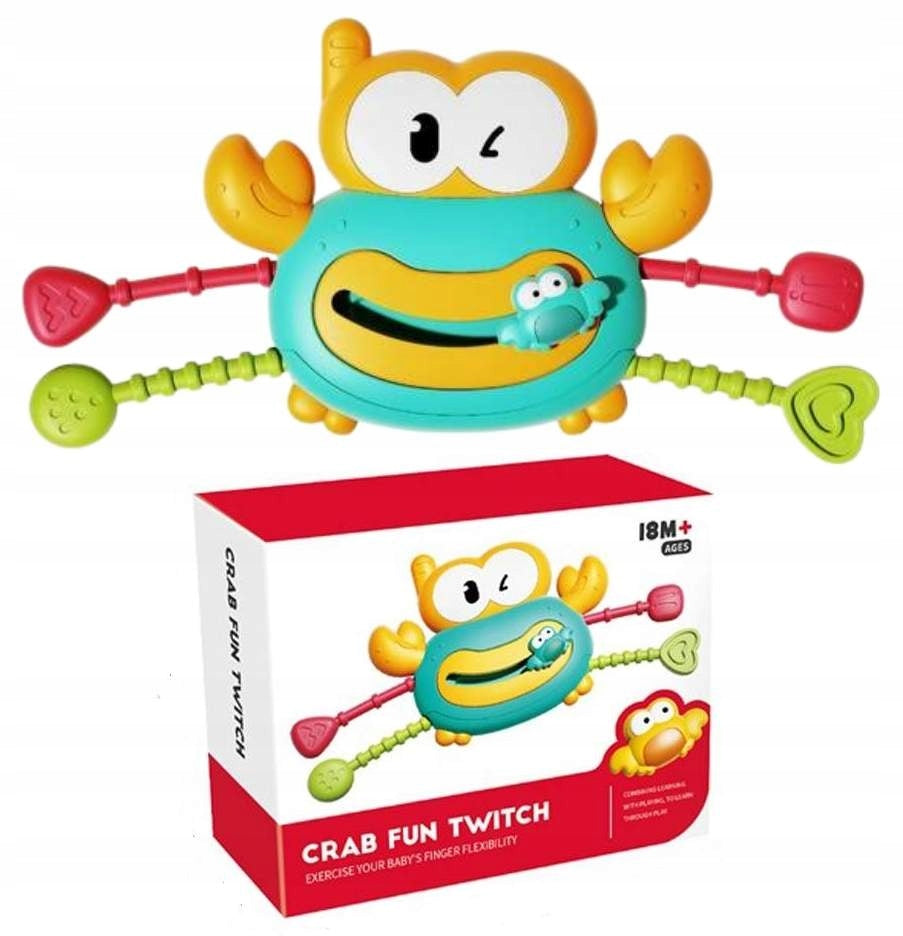 CRAB SENSORY INTERACTIVE TOY MONTESSORI SENSORY TEETHER EAN (GTIN) 0690751836838