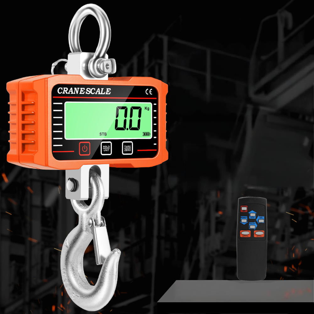 CRANE HOOK SCALE 2000KG 2T STORAGE BIG BAG SUSPENDED HANGING Accuracy 100 g