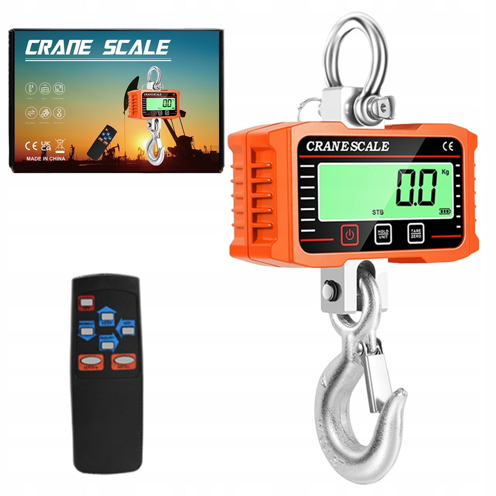 CRANE HOOK SCALE 2000KG 2T STORAGE BIG BAG SUSPENDED HANGING Scale type hook