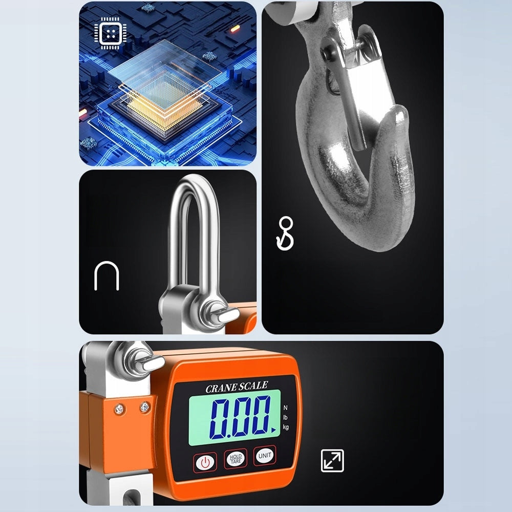 CRANE HOOK SCALE 500KG LCD Brand no brand