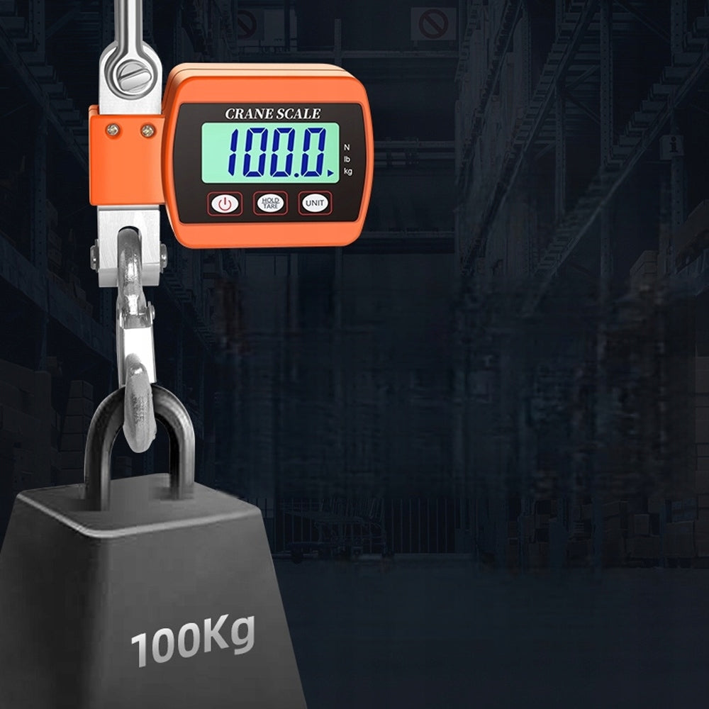CRANE HOOK SCALE 500KG LCD Product weight with unit packaging 0.1 kg