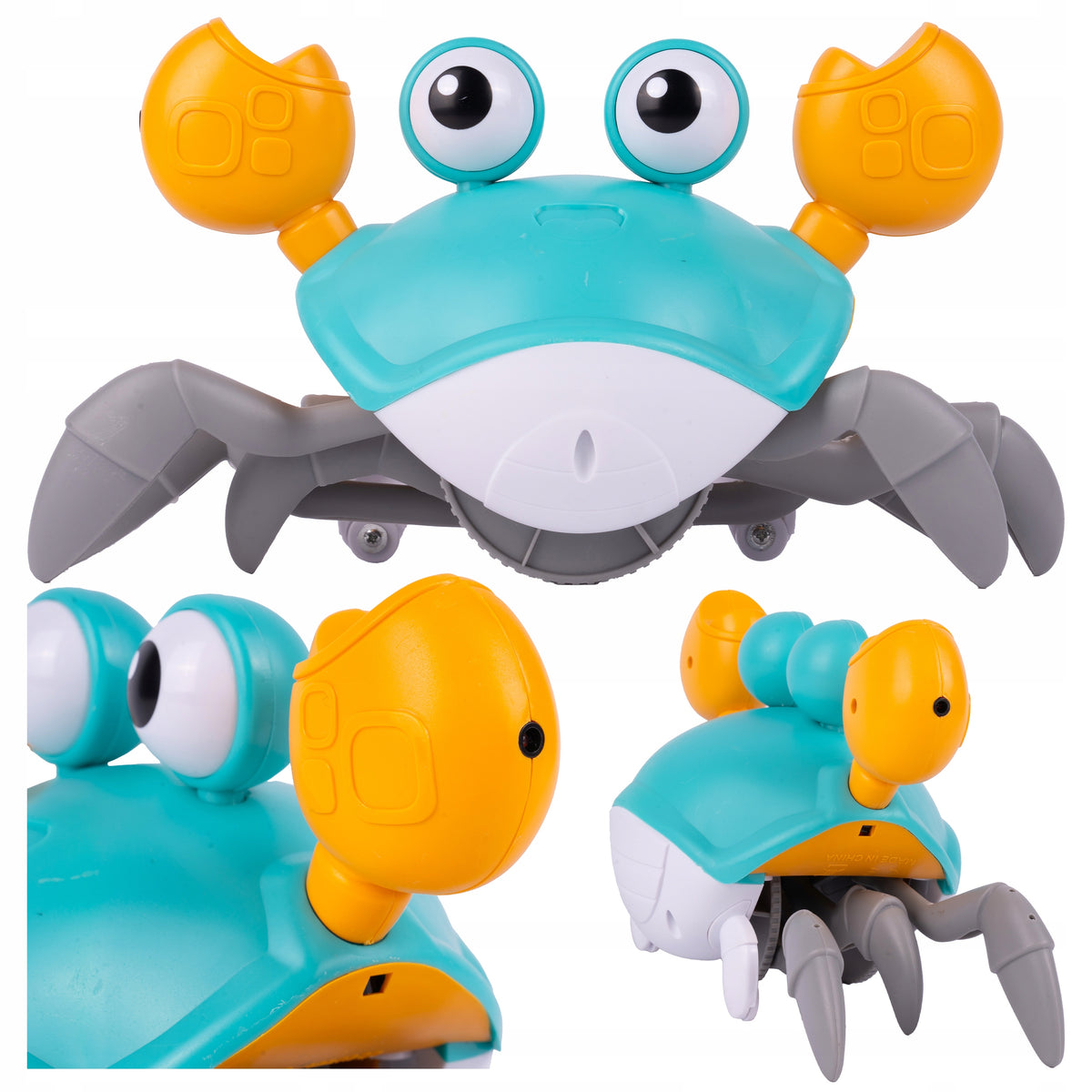 CRAWLING CRAB INTERACTIVE TOY FOR KIDS SOUND MUSIC FOR CRAWLING