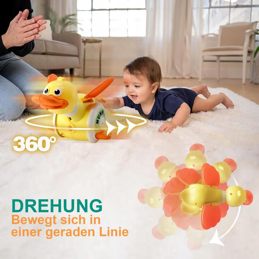 CRAWLING DUCK INTERACTIVE TOY FOR KIDS WITH CRAWLING MUSIC Brand no brand