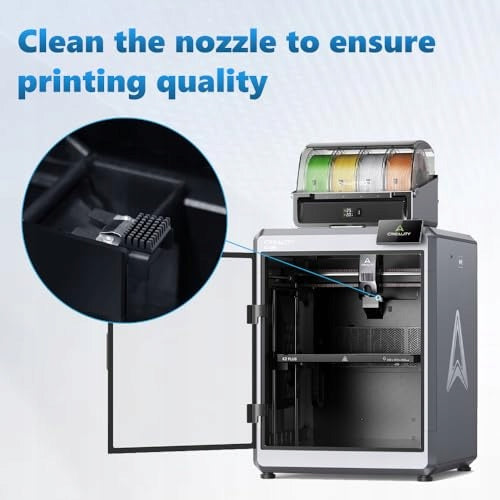CREALITY K2 3D PRINTER NOZZLE CLEANING STRIPS PLUS SET OF 5 METAL Capacity 1 l
