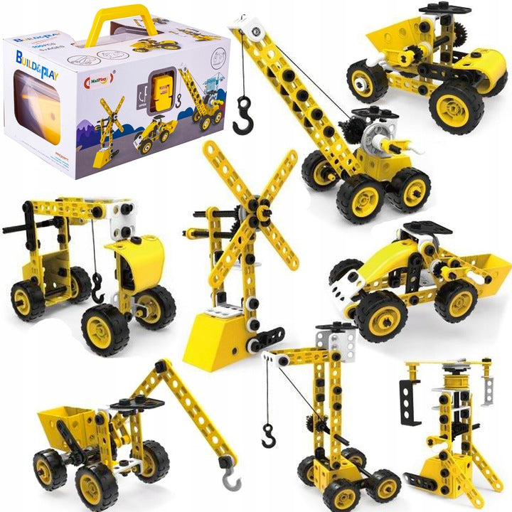 CREATIVE EDUCATIONAL BUILDING BLOCKS VEHICLES BUILDER 8IN1 GIFT Manufacturer code Zestaw Konstruktora Majsterkowicza Prezent