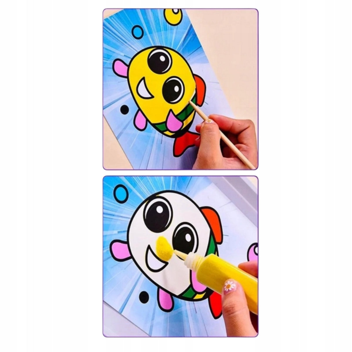 CREATIVE SAND PAINTING SET FOR CHILDREN PAINTING PICTURES Kind painting books