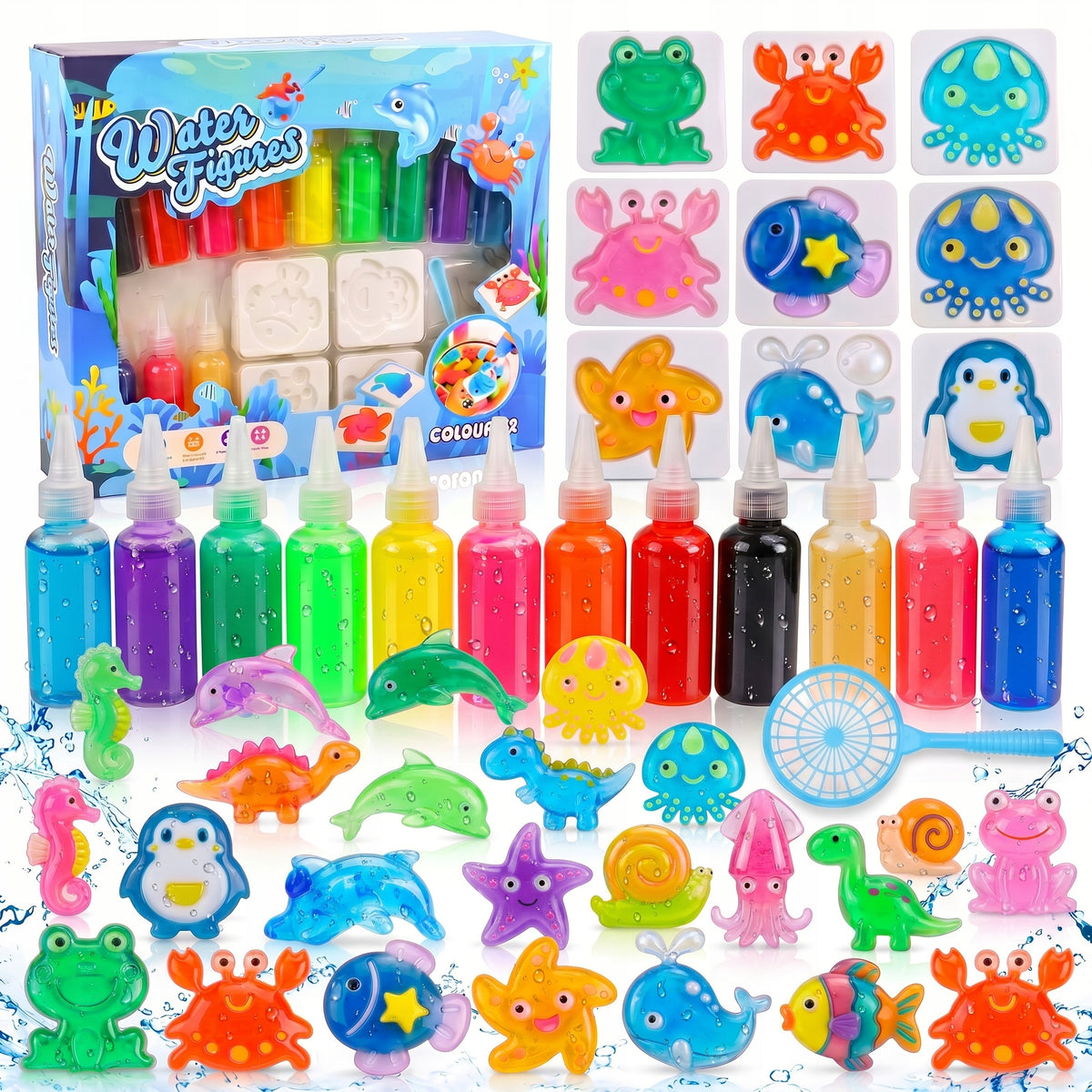 CREATIVE SET Educational GEL MAGIC WATER FIGURINES DIY WATER ELF