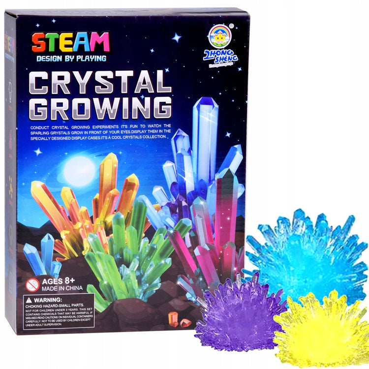 CREATIVE SET experimental educational CRYSTAL BREEDING small chemist Manufacturer code mały chemik kryształki kryształy zabawka
